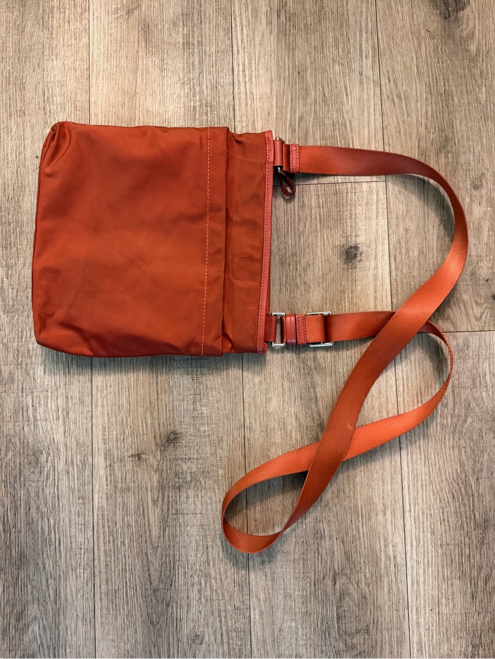 Tumi Orange Nylon Crossbody Messenger Bag for Men - Picture 2 of 10